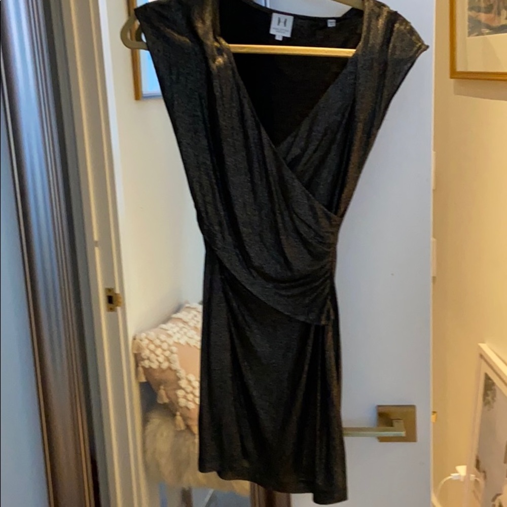 Halston Heritage Metallic Dress